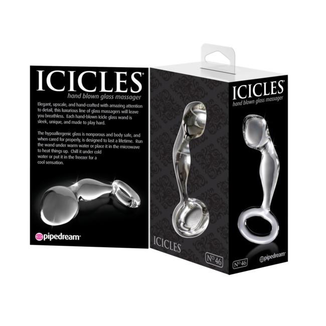 Icicles No. 46 Glass Prostate Massager