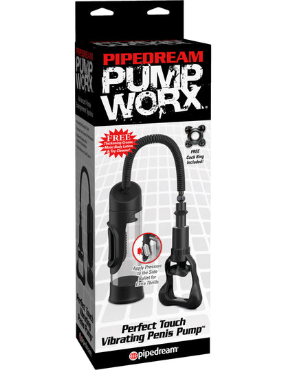 Pump Worx Perfect Touch Vibrating Penis Pump