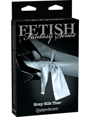 Fetish Fantasy Series Limited Edition Grey Silk Ties