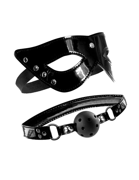 Fetish Fantasy Limited Edition Masquerade Mask & Ball Gag