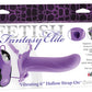 Fetish Fantasy Elite 6" Vibrating Hollow Strap-On