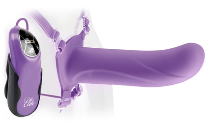 Fetish Fantasy Elite 6" Vibrating Hollow Strap-On