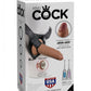 Strap-On Harness  w/ 9" Uncut Hollow Cock by King Cock