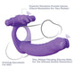 Silicone Double Penetrator Rabbit (Fantasy C-Ringz)