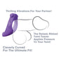 Vibrating Silicone Taint-Alizer by Fantasy C-Ringz