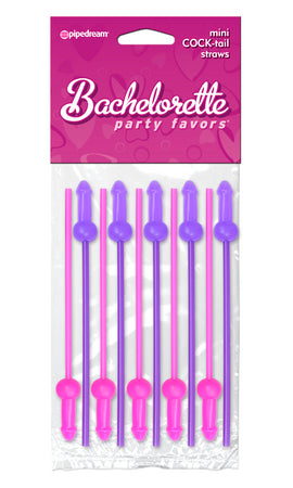 Bachelorette Party Favors Mini COCK-tail Straws