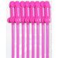 Favors Bendable Pecker Straws Pack of 8 by Bachelorette Party