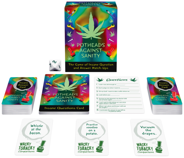 Potheads Against Sanity - Questions & Answers Match-Up Adult Party Game