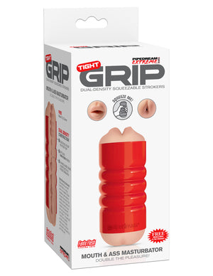 Pipedream Extreme Toyz Tight Grip Mouth & Ass Masturbator