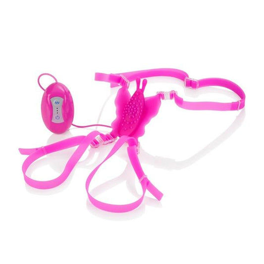 Love Rider 7 Function Silicone Butterfly Bliss in Pink