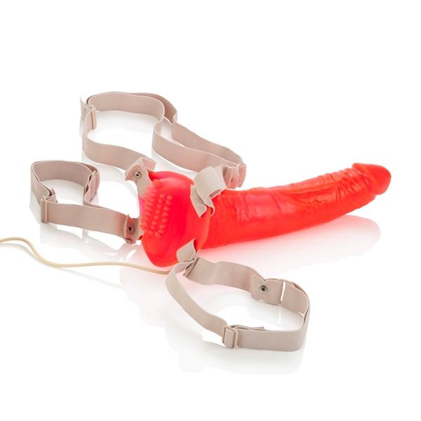 Cal Exotics Betty's Jelly Bumble Bee Vibrating Strap On  .com Pleasure