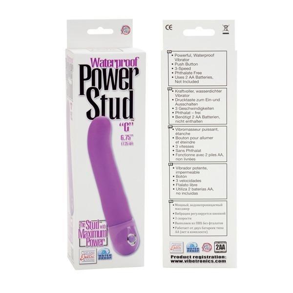 G Power Stud Waterproof PVC G-Spot Vibrator