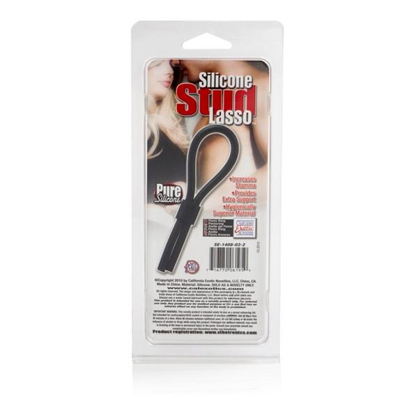 Silicone Stud Lasso in Black