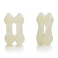 Silicone Island Ring Double Stacker in Glow in the Dark