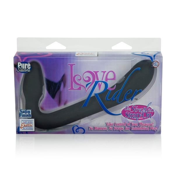 Love Rider Strapless Strap-On Dildo in Raspberry