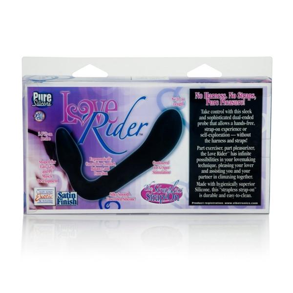 Love Rider Strapless Strap-On Dildo in Raspberry