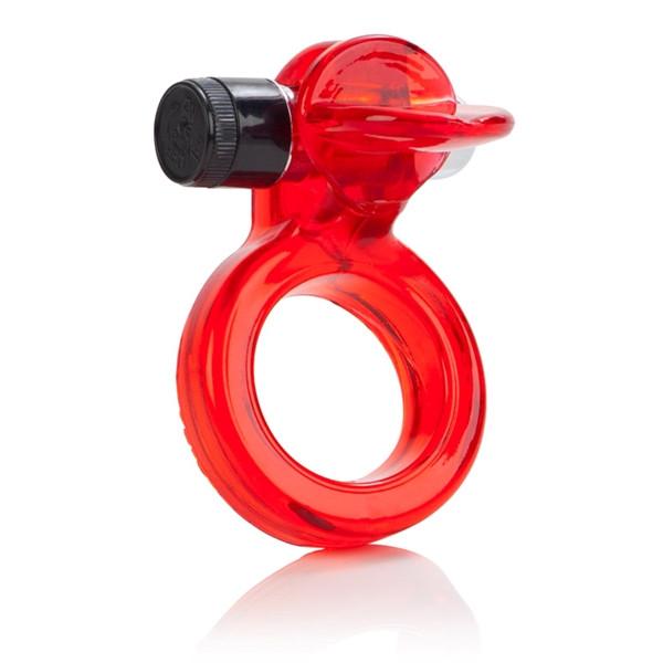 Clit Flicker Cock Ring With Clitoral Stimulator