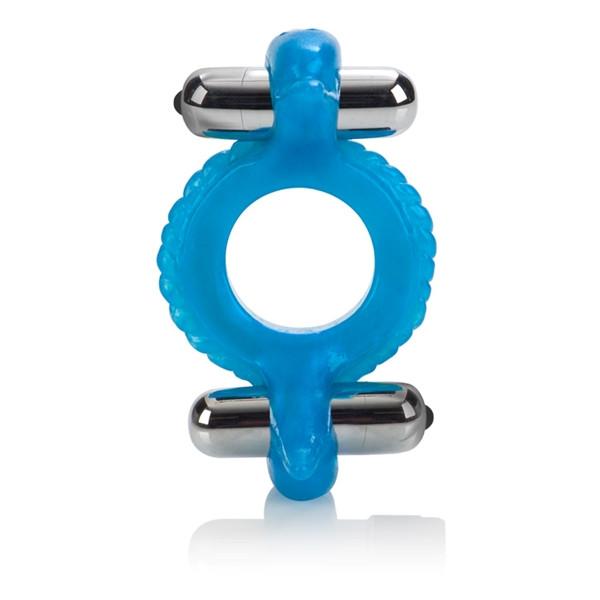 Double Dolphin Soft Vibrating Cock Ring