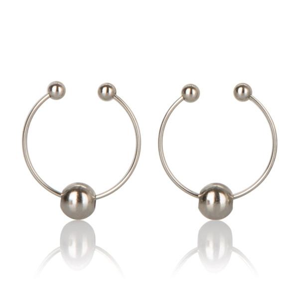 Non-Piercing Nipple Rings in Silver