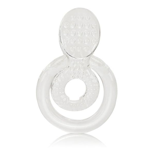 Dr. Joel Kaplan Clear Dual Cock Ring