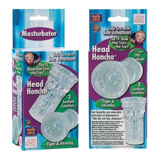 Cal Exotics Sue Johanson Head Honcho Stretchy Masturbator .com Pleasure Cal Exotics Sue Johanson Head Honcho Stretchy Masturbator .com Pleasure