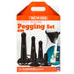 Vac U Lock Platinum Silicone Pegging Set Unisex Adjustable Harness Strap Ons Set
